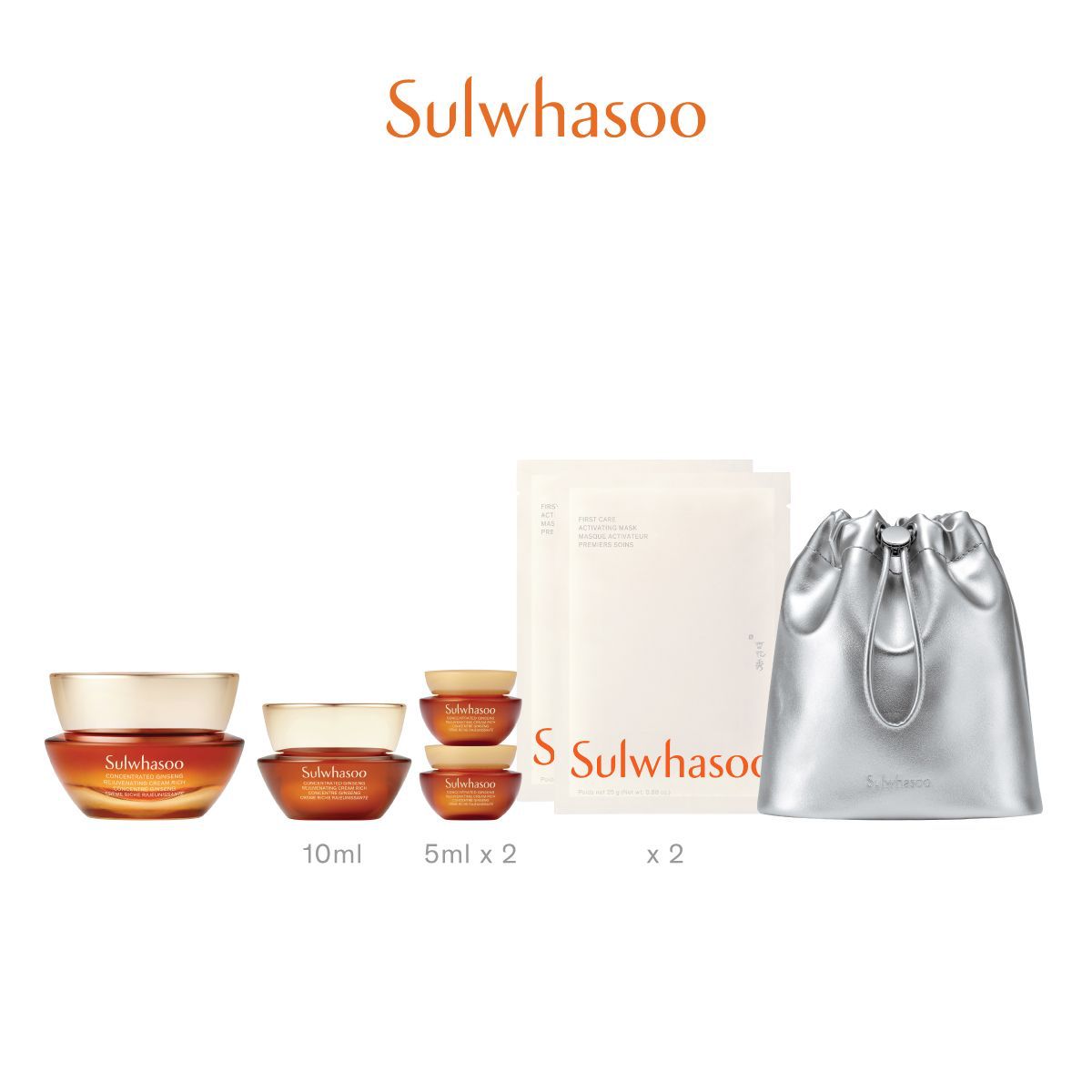 Concentrated Ginseng Rejuvenating Cream 30ml Set(Value:HK$2,085)
