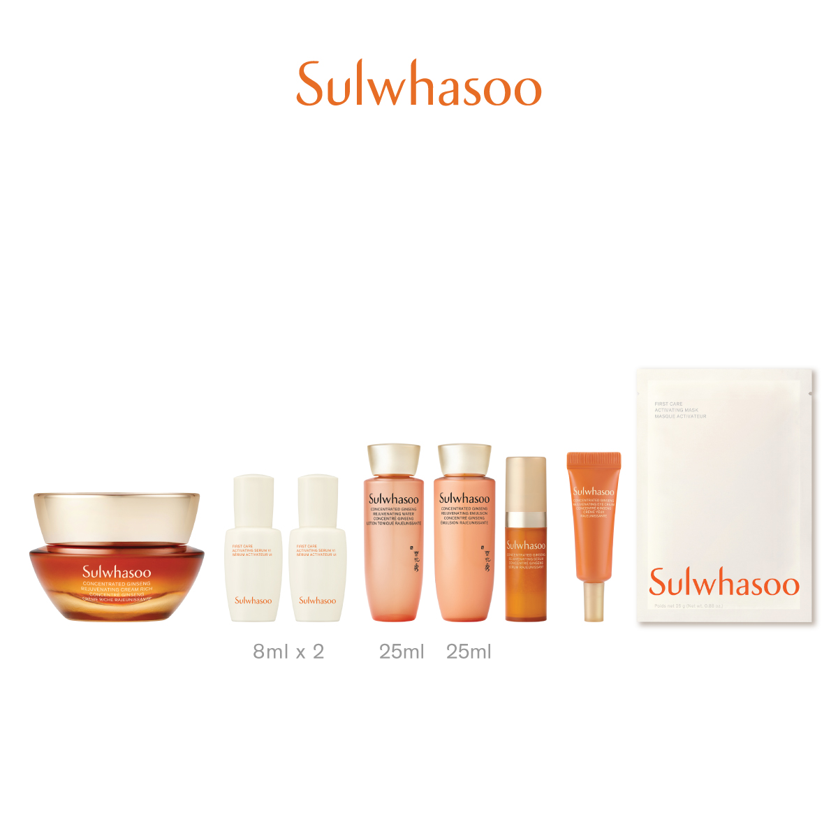 Concentrated Ginseng Rejuvenating Cream Rich 30ml Set