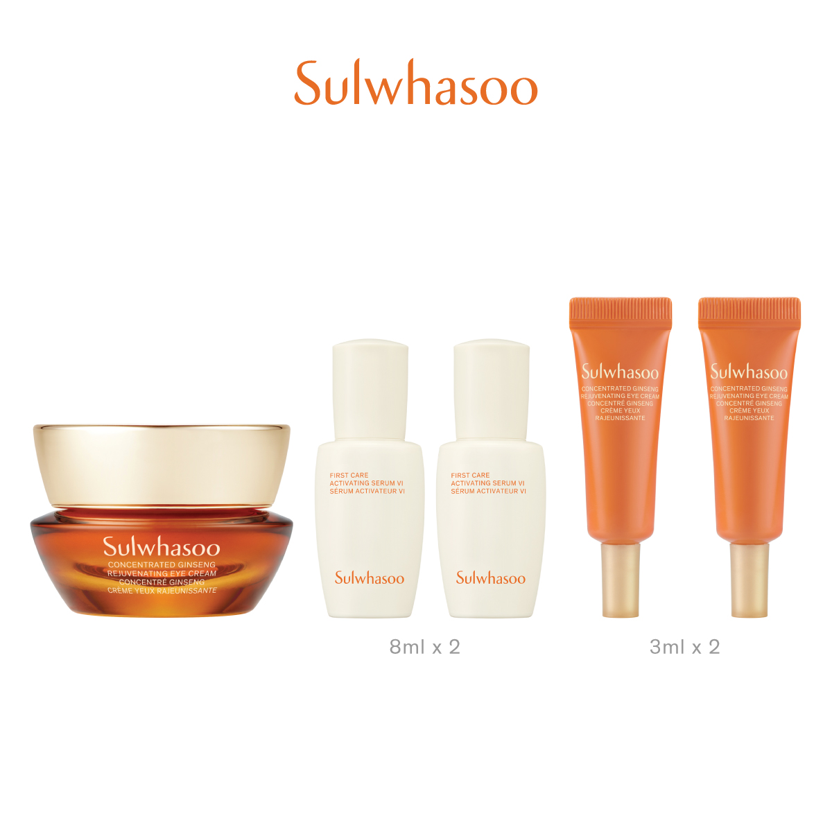 Concentrated Ginseng Rejuvenating Eye Cream Set