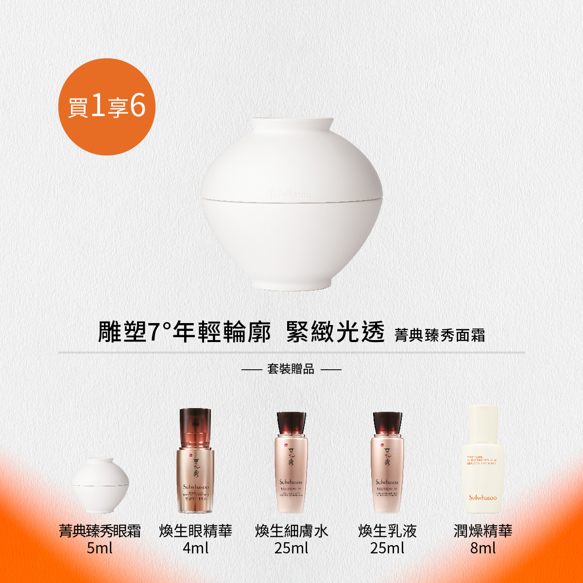 菁典臻秀面霜60ml套裝(價值HK$4,140)