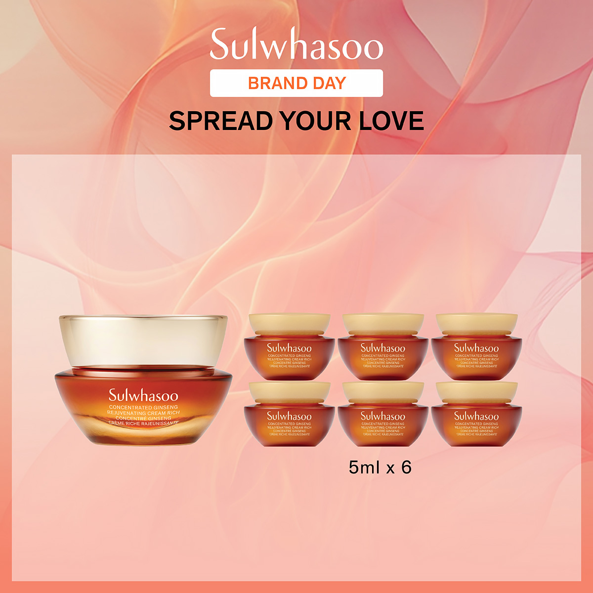 【Spread Your Love 限定】抗衰老人參面霜30ml套裝(價值HK$2,095)