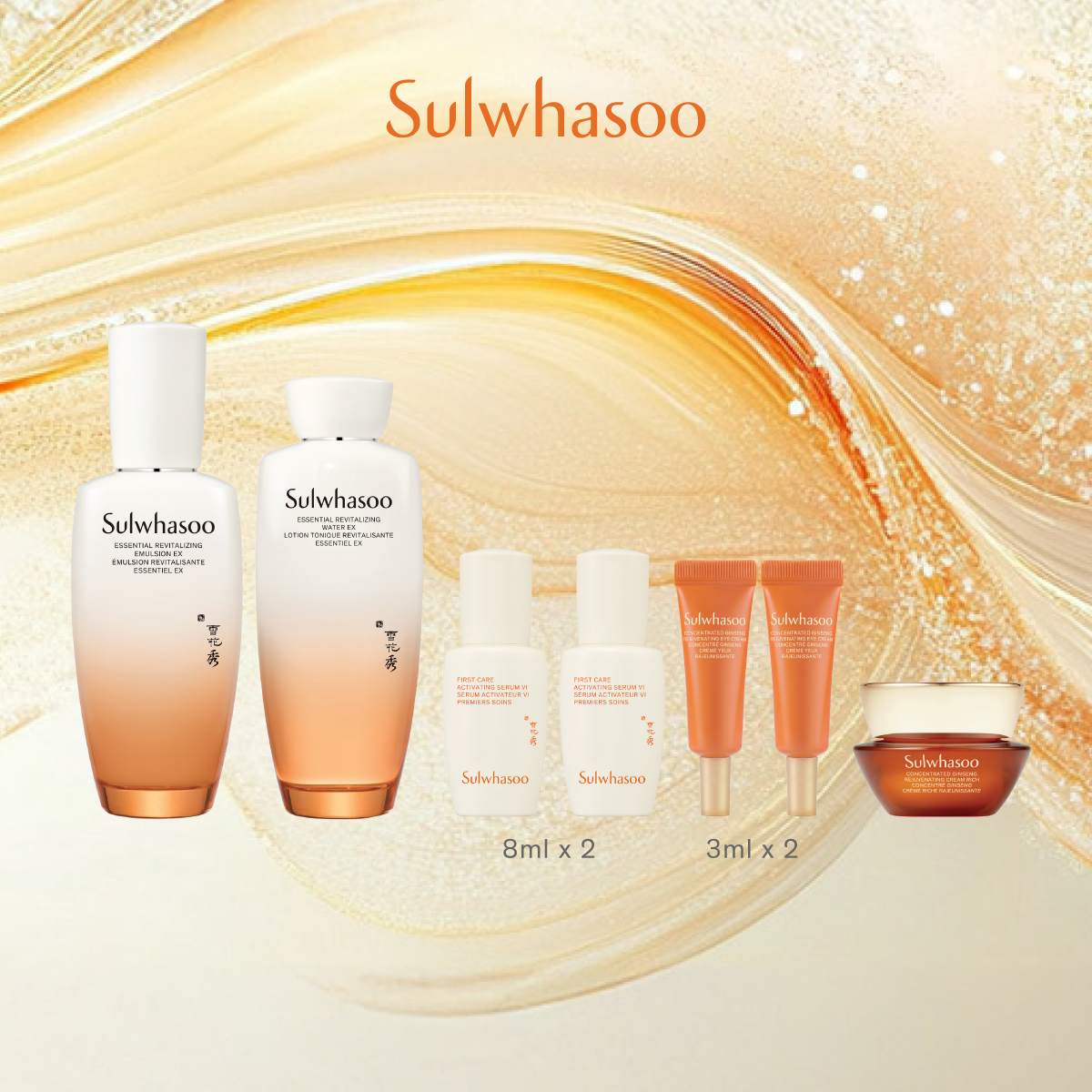 Essential Revitalizing Water & Emulsion Set (Value:HK$1,705)